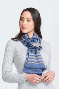 Clothing: Merino Wool Striped Scarf