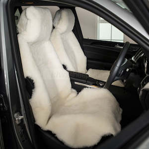 Short Wool Sheepskin Seat Cover for Cars