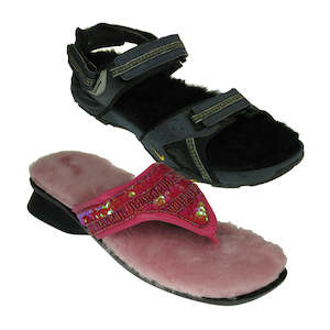 Clothing: Large Colored Sheepskin Insoles