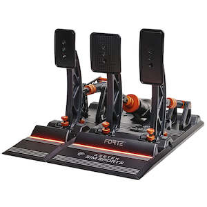 Asetek Simsports Forte Pedal Set - Throttle & Brake + Invicta Clutch