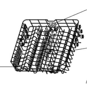 Upper Basket Assembly Everdure Dishwasher