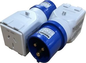 Adapter Gewiss 16 Amp Male to 15 Amp Female