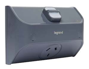 Motor vehicle parts: Legrand Single Exterior PP Shallow Mount 10A