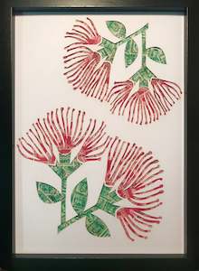 Creative art: Pohutukawa