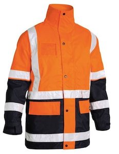 Work clothing: Bisley Taped 5 in 1 Rain Jacket