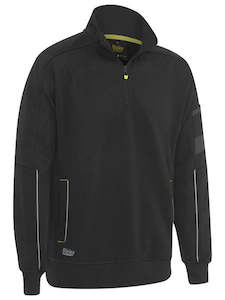 Bisley Work Fleece 1/4 Zip Pullover - Sherpa Lining