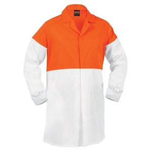 Work clothing: Bison Lightweight Polycotton Food Industry Dust Coat