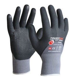 Esko Touchline 3/4 Backed Latex Dipped with Microdots Glove