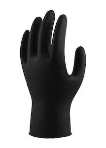 Lynn River Nitrile Heavy Duty Grizzly Black Gloves