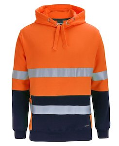 Work clothing: JB's Hi-Vis Day/Night 330G Pull Over Hoodie