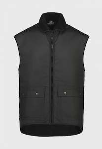 Far South Oilskin Sleeveless Vest Brown - M