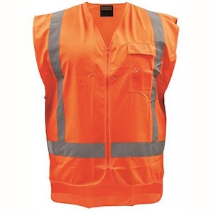 Work clothing: VEST TTMC-W17 X-BACK POLYESTER