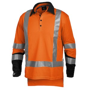 Stoney Creek HI VIS SILVERDRY Long Sleeve Polo