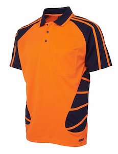 Work clothing: JB's Hi-Vis S/S Spider Polo