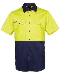 Work clothing: JB's HI VIS S/S 150G SHIRT