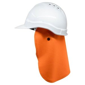 Hard Hat Neck Sun Shade Fire Retardant(Orange)