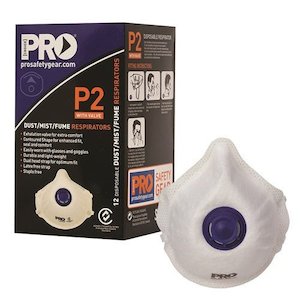 Pro Choice Safety Gear Dust Masks P2+Valve - 12pk