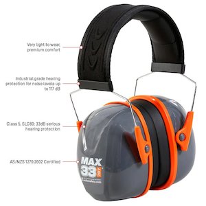 Work clothing: Esko Max33 707 Banded Earmuff Class 5