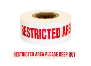 Esko Barrier Warning Tape Restricted Area Please Keep Out