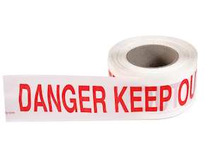 Esko Economy Barrier Warning Tape Danger Keep Out 250m x 75mm