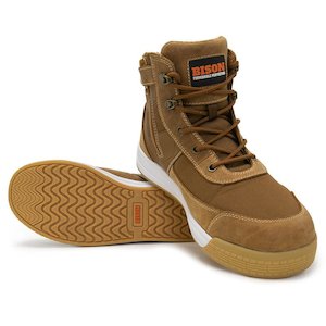 Bison Dune Low-Cut Zip Side Safety Boots