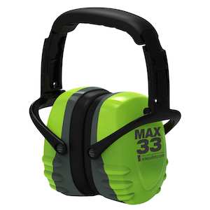 Esko Max33 Green/Grey Folding Earmuffs