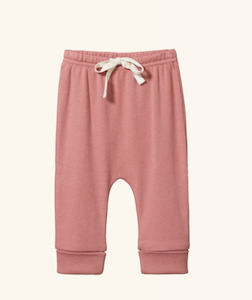 Infant clothing: Cotton Drawstring Pants Cork