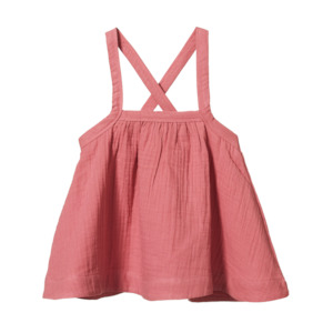 May Pinafore Raspberry