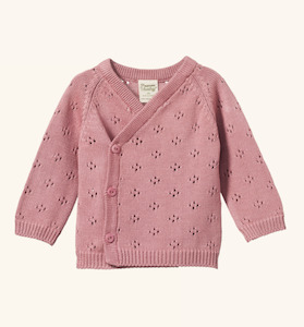 Infant clothing: Honey Cardigan Woodrose