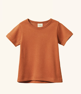 Infant clothing: RIVER TEE TAWNY