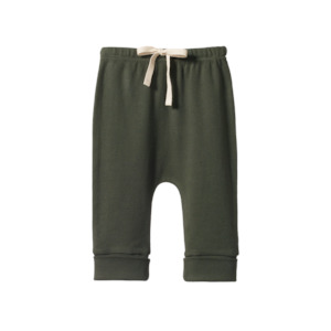 Cotton Drawstring Pants Thyme