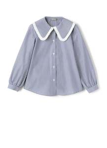 Infant clothing: SHIRT L/S INK BLUE