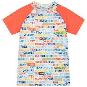 'FANTASIC FENDI' MULTICOLOR PRINT TSHIRT