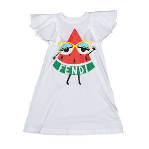 Watermelon Dress in Jersey with logo