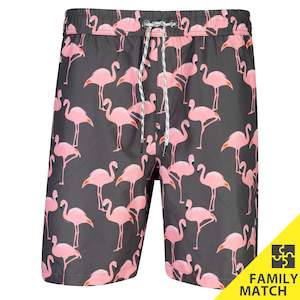 Mens Flamingo Social Boardies