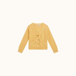 Infant clothing: COTTON CARDIGAN STRAW