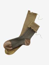 Clothing wholesaling: Reversible Wool Socks, Himukashi (six colour options)