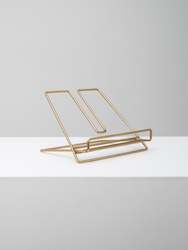 Brass Book Stand, Fog Linen