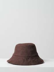 SECOND, Sun Hat, Carob Linen