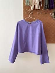 ARCHIVE, Boxy Top, Wisteria Purple, M-L