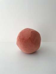 SECOND, Globe Cushion, Tinned Guava Velvet