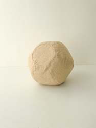 SECOND, Globe Cushion, Barley Husk Tan, Mended