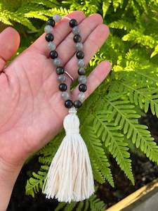 Crystal Worry Beads: Gold Sheen Obsidian & Labradorite