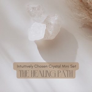 Crystal Connections: Intuitively Chosen Crystal Mini Set “The Healing Path”