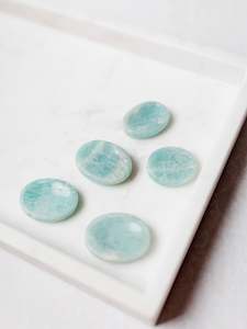 Amazonite Crystal Worry Stone