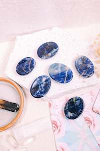 Sodalite Crystal Worry Stone