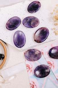 Amethyst Crystal Worry Stone