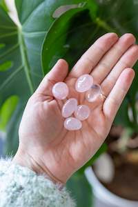 For Fertility: Rose Quartz Crystal Tumble Stone