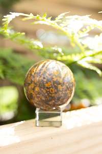 Rainforest Jasper Sphere #2 | A Stone of Growth & Renewal