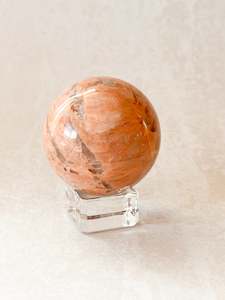 Peach Moonstone Crystal Sphere #1 | The Stone of Emotional Healing